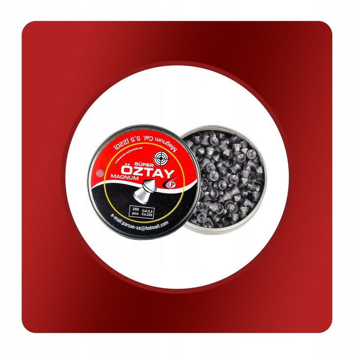 Śrut Diabolo OZTAY Magnum 5,5 mm 250 szt Ostry .22