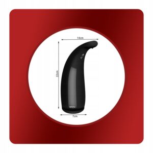 Dozownik Do Mydła Bezdotykowy Czarny Ruhhy