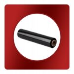 FOLIA STRETCH CZARNA 2kg netto 30MIC