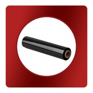 FOLIA STRETCH CZARNA 2kg netto 23MIC