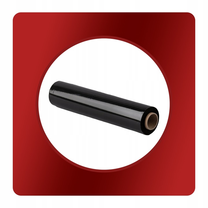 FOLIA STRETCH CZARNA 2kg netto 30MIC