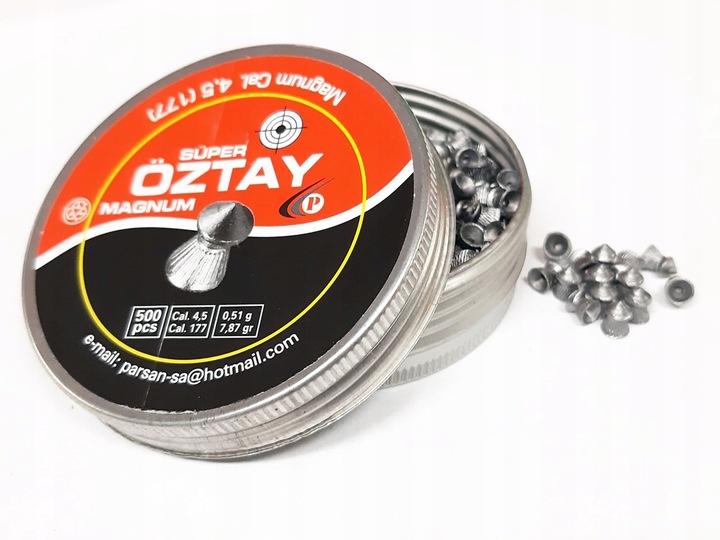 Śrut Diabolo OZTAY Magnum 5,5 mm 250 szt Ostry .22 - obrazek 5