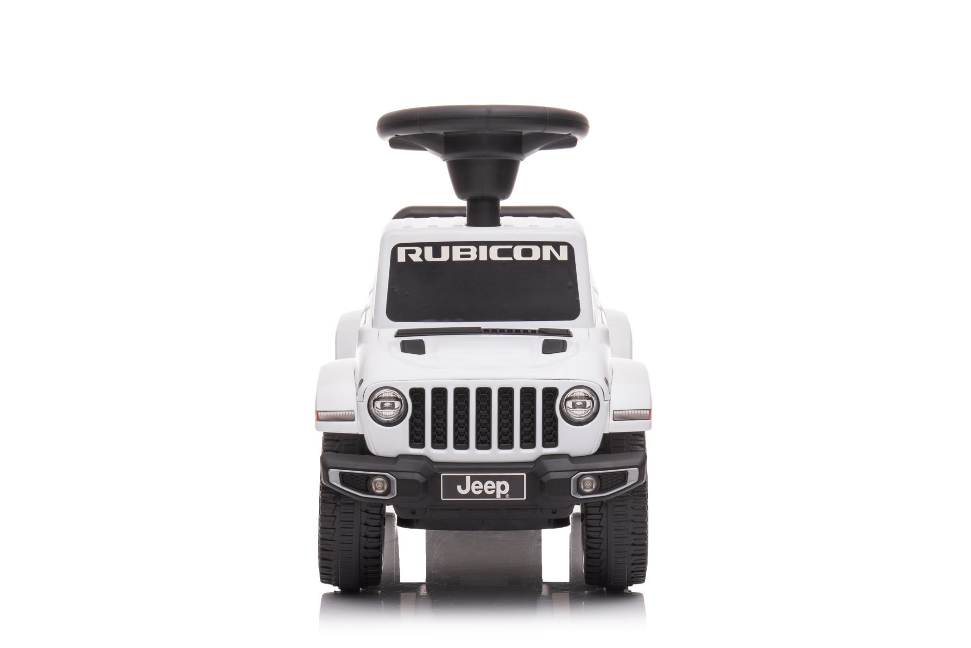 Jeździk odpychacz pchacz z dźwiękiem Jeep auto dla dziecka biały - obrazek 2