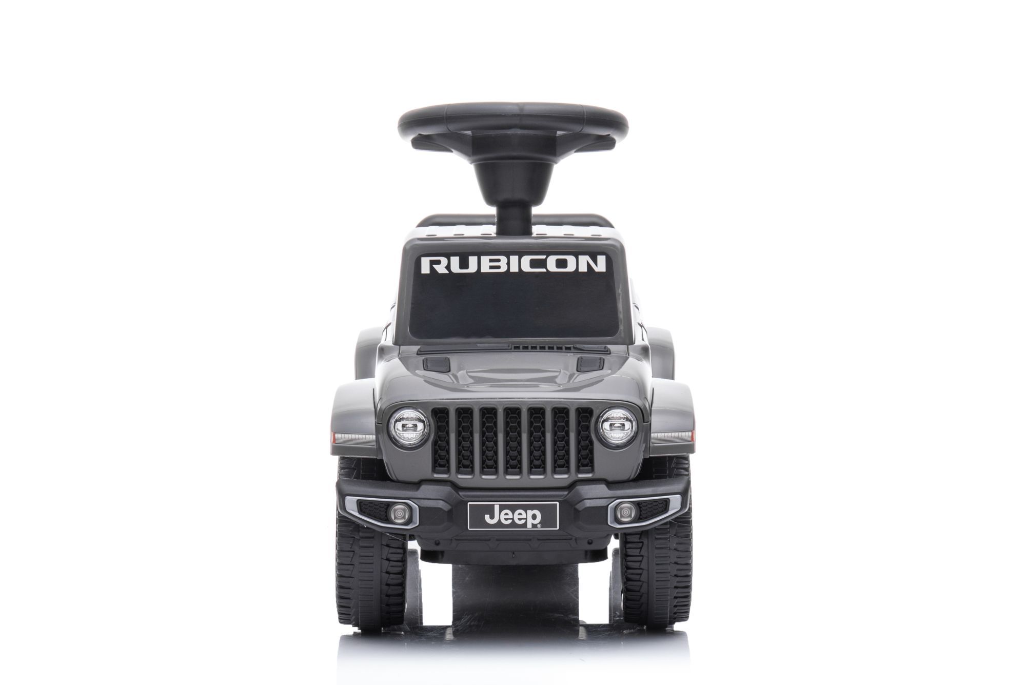 Jeździk odpychacz pchacz z dźwiękiem Jeep auto dla dziecka szary - obrazek 2