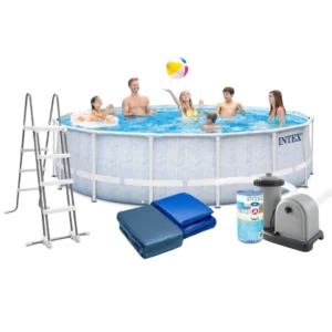Basen ogrodowy stelażowy Chevron Prism Frame 488x122cm zestaw INTEX 26746NP