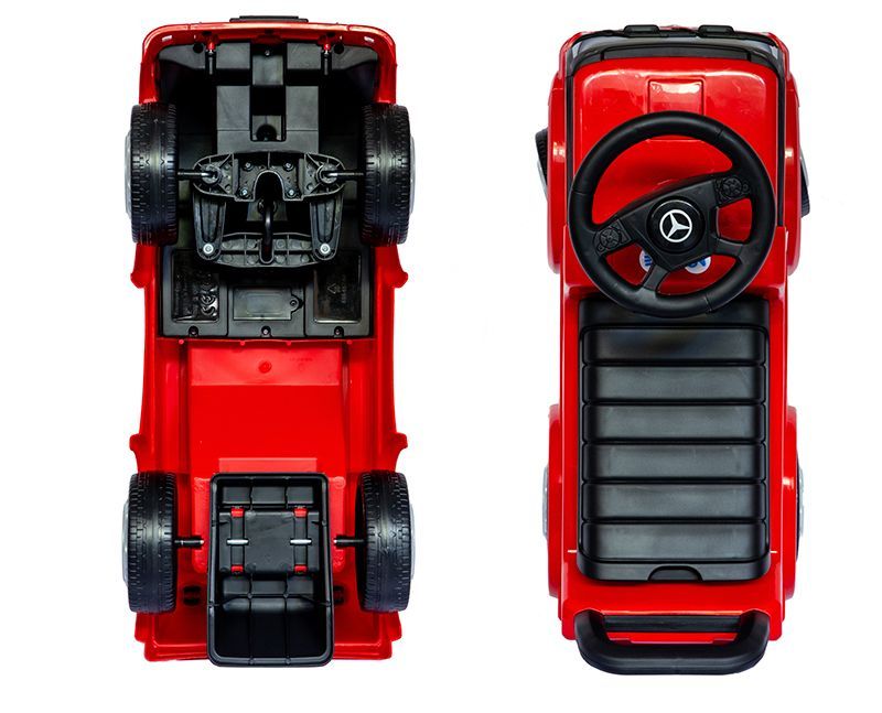 Mercedes - Benz Antos jeździk odpychacz TRUCK z funkcjami dźwiękowymi i świetlnymi - czerwony - obrazek 4