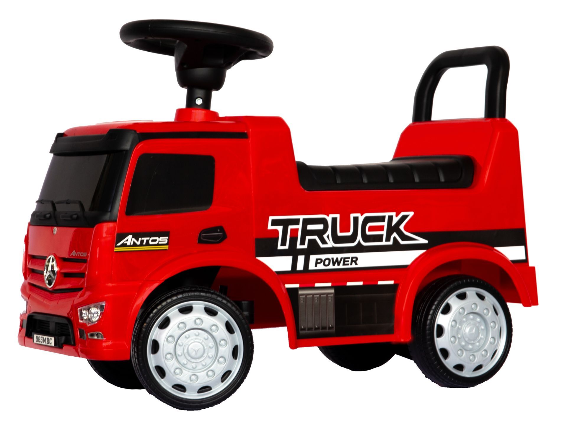 Mercedes - Benz Antos jeździk odpychacz TRUCK z funkcjami dźwiękowymi i świetlnymi - czerwony - obrazek 2