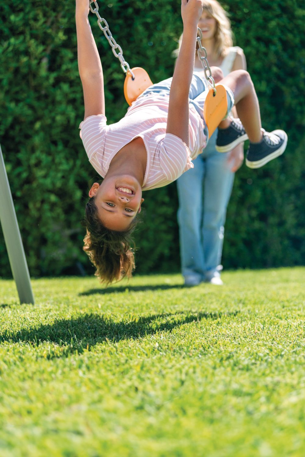 Solidna huśtawka ogrodowa 2 funkcje pas i bocianie gniazdo Intex 44126 - obrazek 5