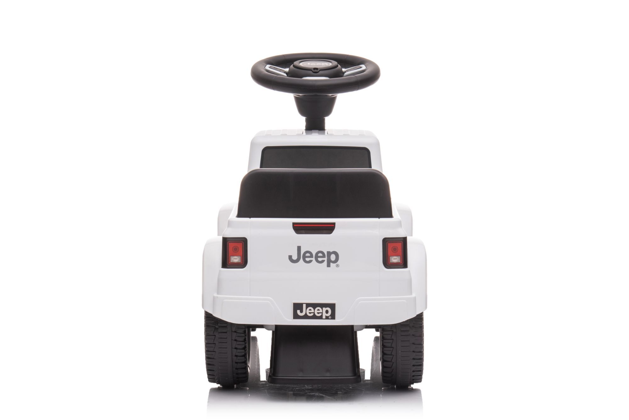 Jeździk odpychacz pchacz z dźwiękiem Jeep auto dla dziecka biały - obrazek 6
