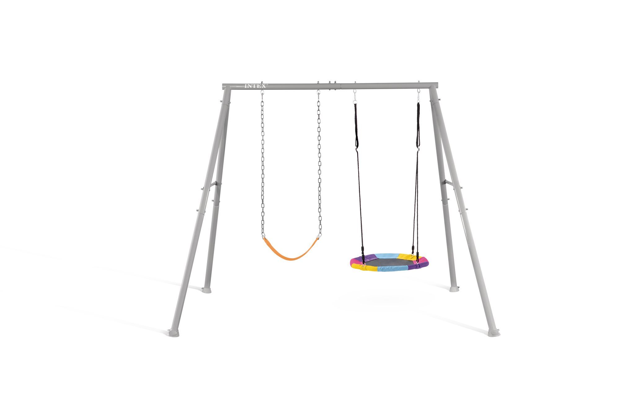 Solidna huśtawka ogrodowa 2 funkcje pas i bocianie gniazdo Intex 44126 - obrazek 6