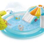 Wesoły Aligator plac zabaw zjeżdżalnia INTEX 57165