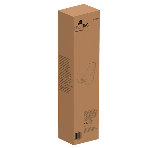 Składany leżak plażowy turystyczny, model 23563 - komfort na wakacjach - obrazek 13