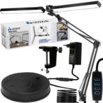 Lampa biurkowa projektowa Izoxis 24223 z funkcją regulacji wysokości