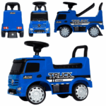 Mercedes - Benz Antos jeździk odpychacz TRUCK z funkcjami dźwiękowymi i świetlnymi - niebieski