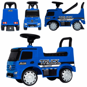 Mercedes - Benz Antos jeździk odpychacz TRUCK z funkcjami dźwiękowymi i świetlnymi - niebieski