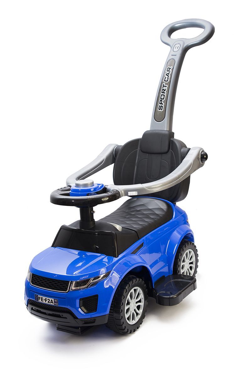 Jeździk odpychacz samochód 2w1 - niebieski - obrazek 2
