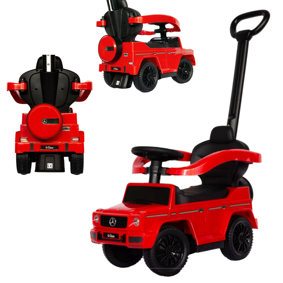 Mercedes - Benz G-Class G350d jeździk odpychacz z funkcjami dźwiękowymi i prowadnikiem