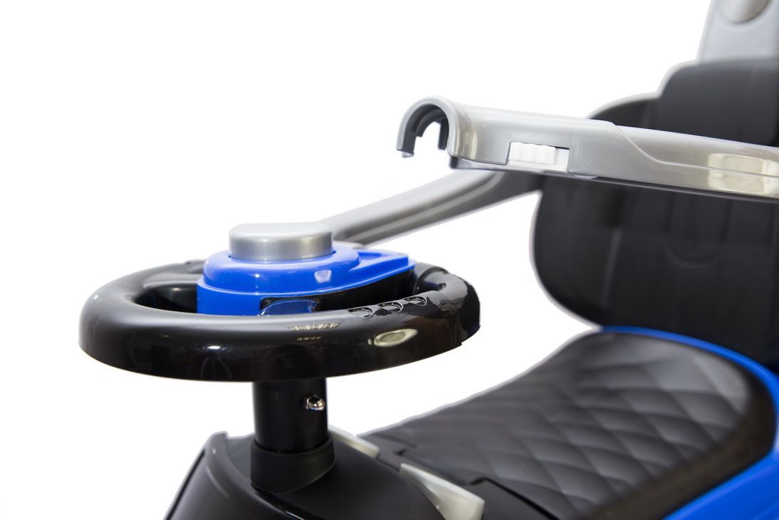 Jeździk odpychacz samochód 2w1 - niebieski - obrazek 4