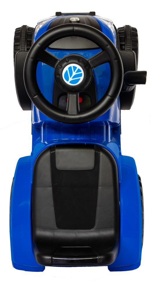 Jeździk odpychacz traktor z przyczepką i funkcjami dźwiękowymi oraz świetlnymi NEW HOLLAND niebieski - obrazek 9