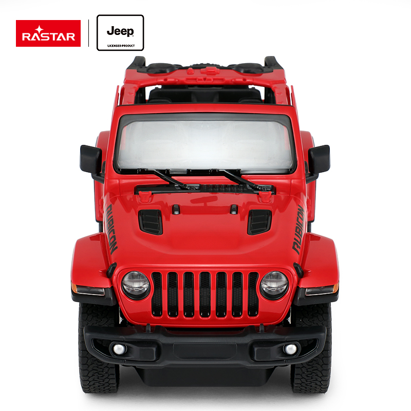 Jeep Wrangler JL R/C skala 1:14 Rastar 79400 samochód sterowany czerwony - obrazek 6