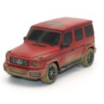 Mercedes-Benz G63 AMG R/C skala 1:24 Rastar 95800-4 Muddy version samochód sterowany czerwony