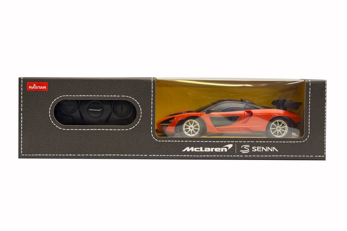McLaren Senna R/C skala 1:24 Rastar 96700 samochód sterowany pomarańczowy - obrazek 2
