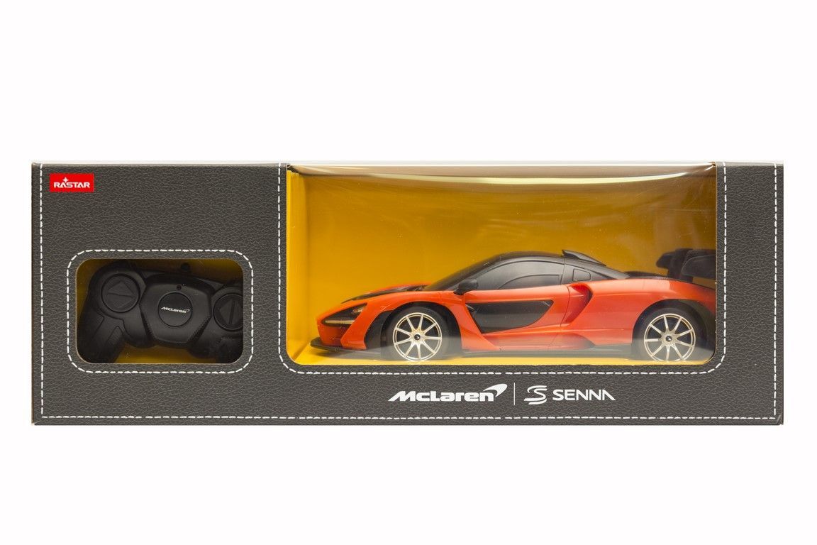 McLaren Senna R/C skala 1:18 Rastar 96300 samochód sterowany pomarańczowy - obrazek 2