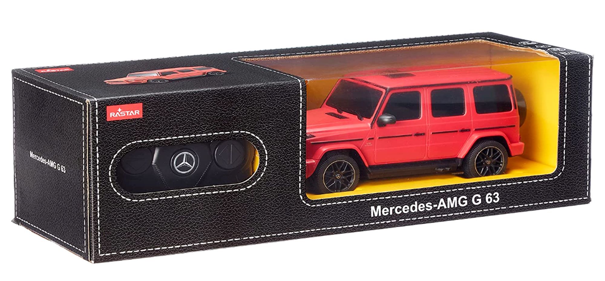 Mercedes-Benz G63 R/C skala 1:24 Rastar 95800 samochód sterowany czerwony - obrazek 2