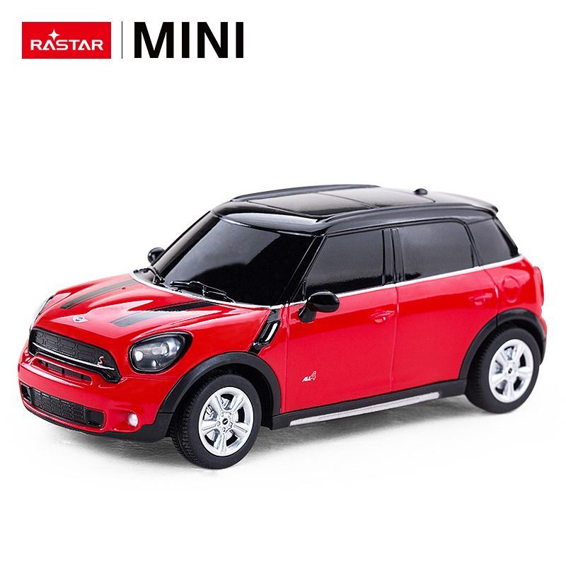 Mini Cooper S Countryman R/C skala 1:24 Rastar 71700 samochód sterowany czerwony - obrazek 2