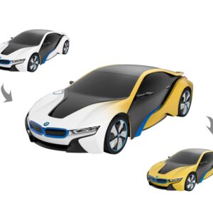 BMW i8 UV R/C skala 1:24 Rastar 48400-4 samochód sterowany zmieniający kolor