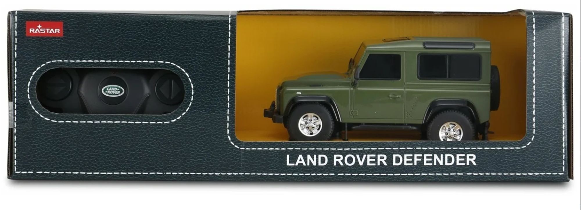 Land Rover Defender R/C skala 1:24 Rastar 78500 samochód sterowany zielony - obrazek 2