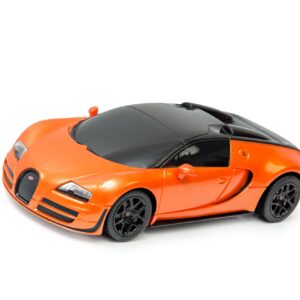 Bugatti Grand Sport R/C skala 1:24 Rastar 47000 samochód sterowany pomarańczowy