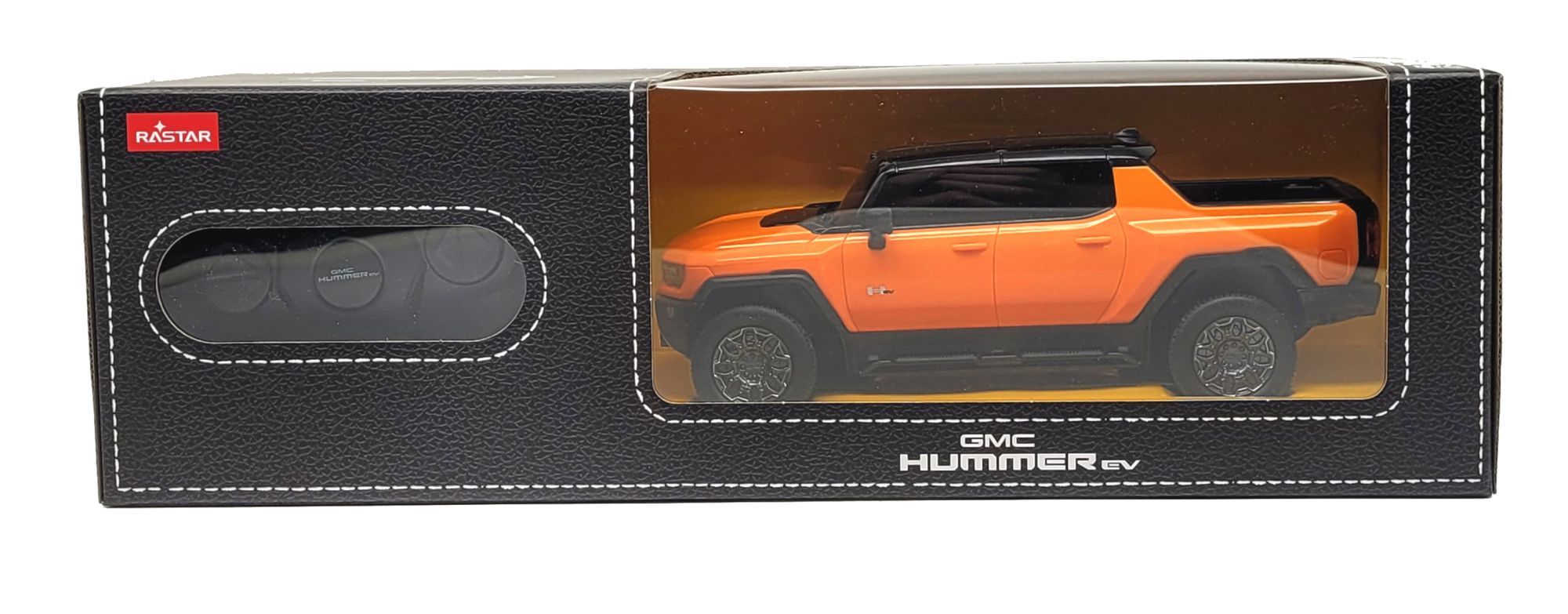 Hummer EV R/C skala 1:26 Rastar 93100 samochód sterowany pomarańczowy - obrazek 2