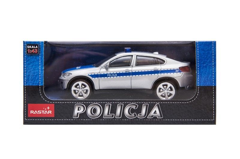 BMW X6 Policja 33700 Rastar 1:43 - obrazek 2