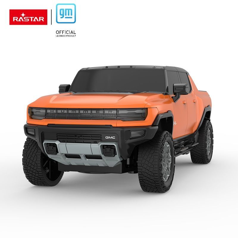 Hummer EV R/C skala 1:26 Rastar 93100 samochód sterowany pomarańczowy - obrazek 3
