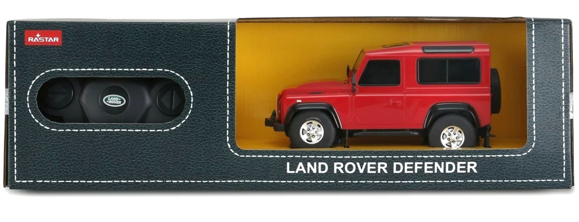 Land Rover Defender R/C skala 1:24 Rastar 78500 samochód sterowany czerwony - obrazek 3