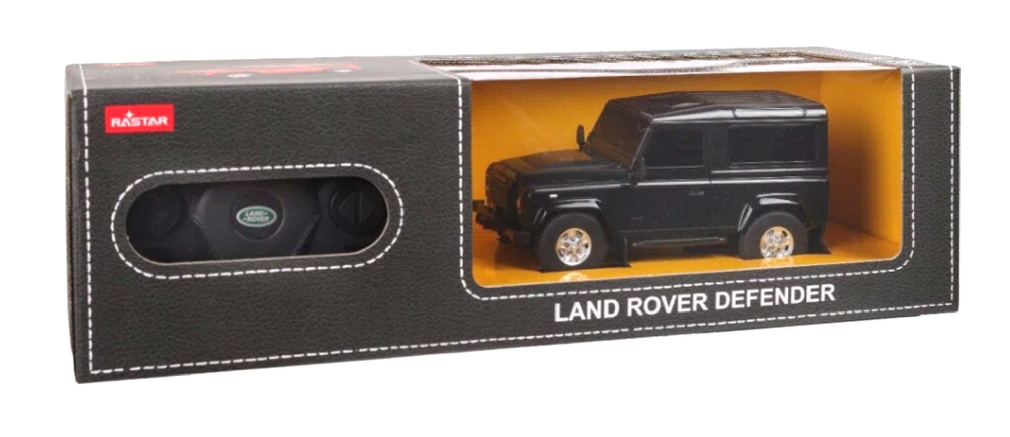 Land Rover Defender R/C skala 1:24 Rastar 78500 samochód sterowany czarny - obrazek 3
