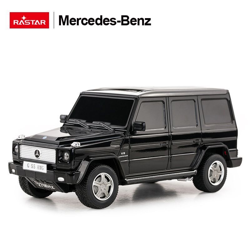 Mercedes-Benz G55 skala 1:24 Rastar 30500 samochód sterowany czarny - obrazek 4