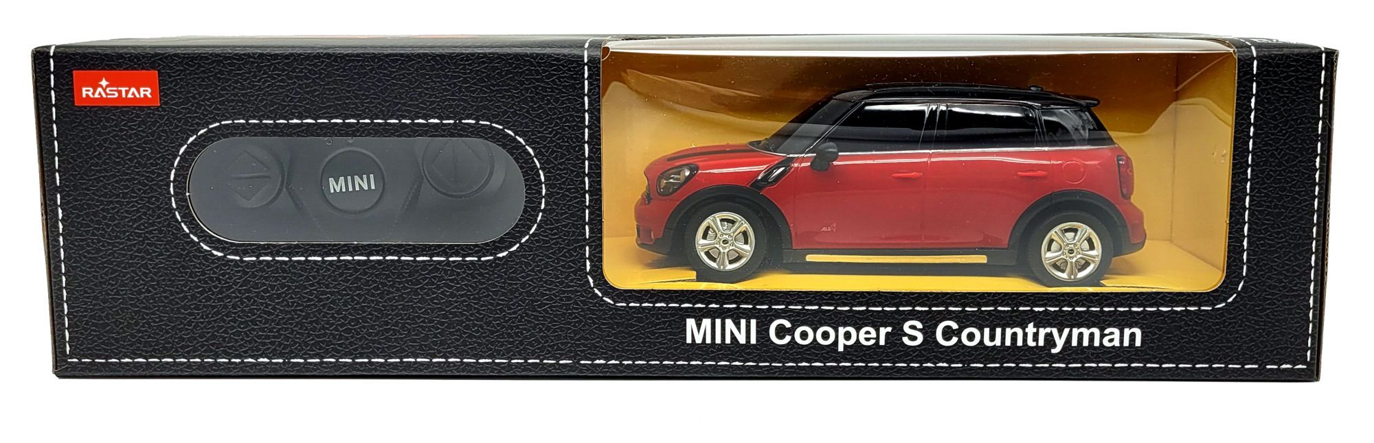 Mini Cooper S Countryman R/C skala 1:24 Rastar 71700 samochód sterowany czerwony - obrazek 4