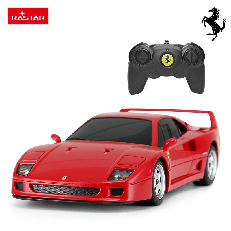 Ferrari F40 R/C skala 1:24 Rastar 78800 samochód sterowany czerwony - obrazek 4