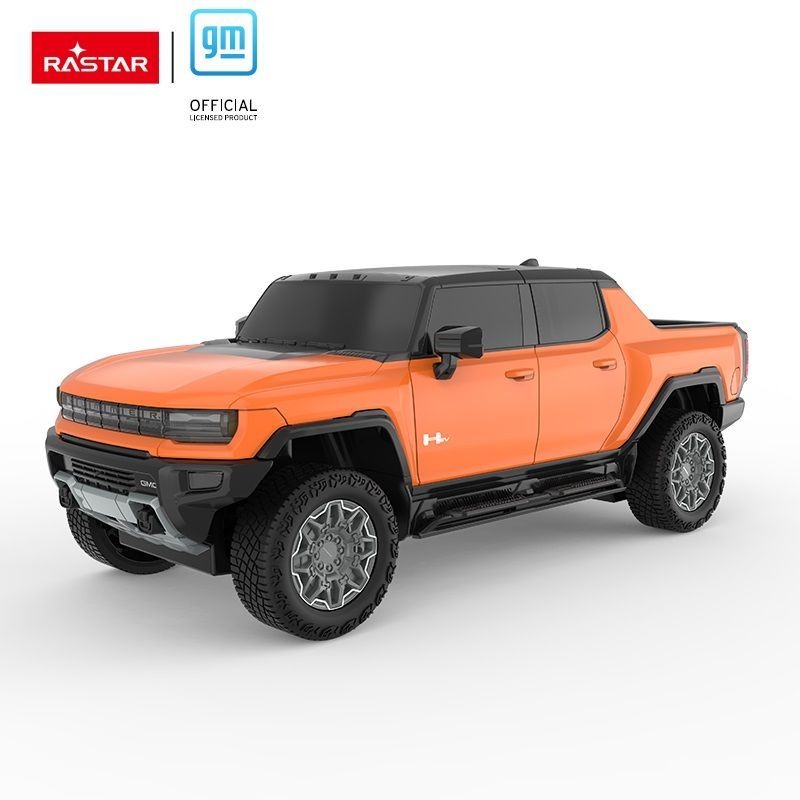 Hummer EV R/C skala 1:26 Rastar 93100 samochód sterowany pomarańczowy - obrazek 4
