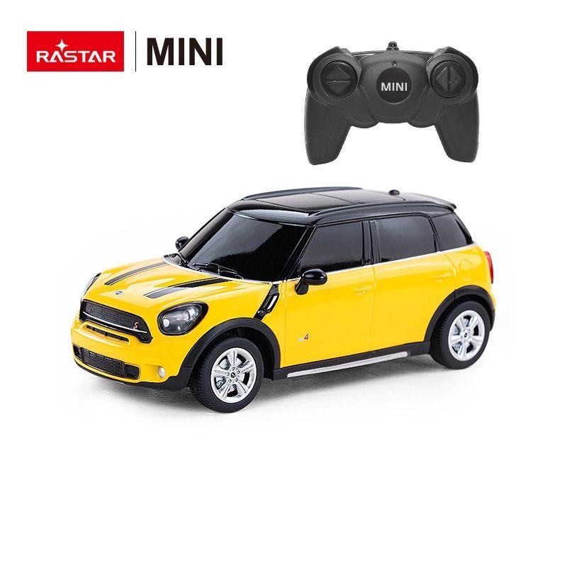 Mini Cooper S Countryman R/C skala 1:24 Rastar 71700 samochód sterowany żółty - obrazek 8