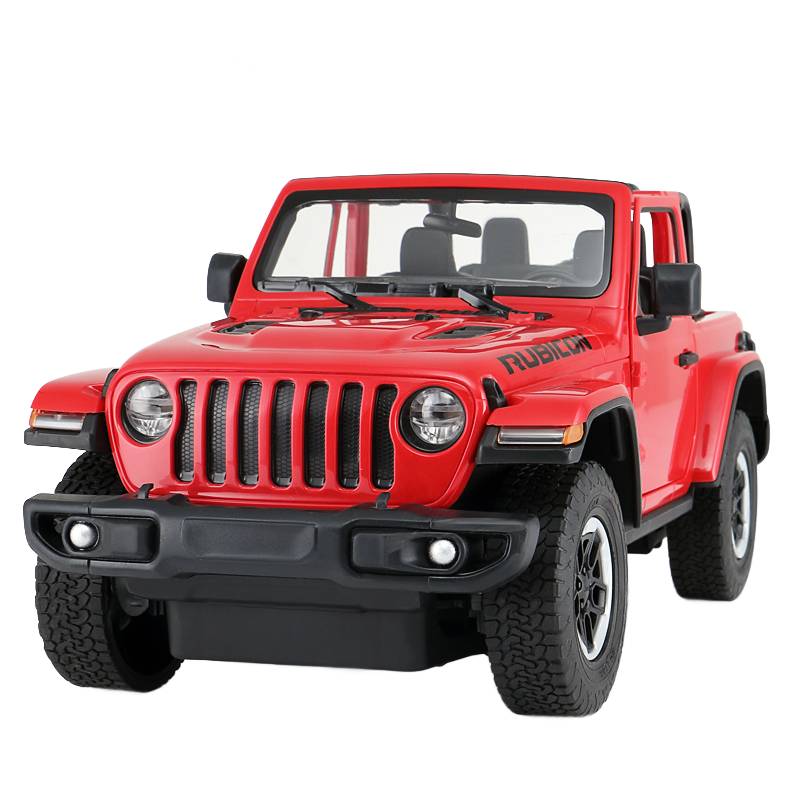 Jeep Wrangler JL R/C skala 1:14 Rastar 79400 samochód sterowany czerwony - obrazek 2