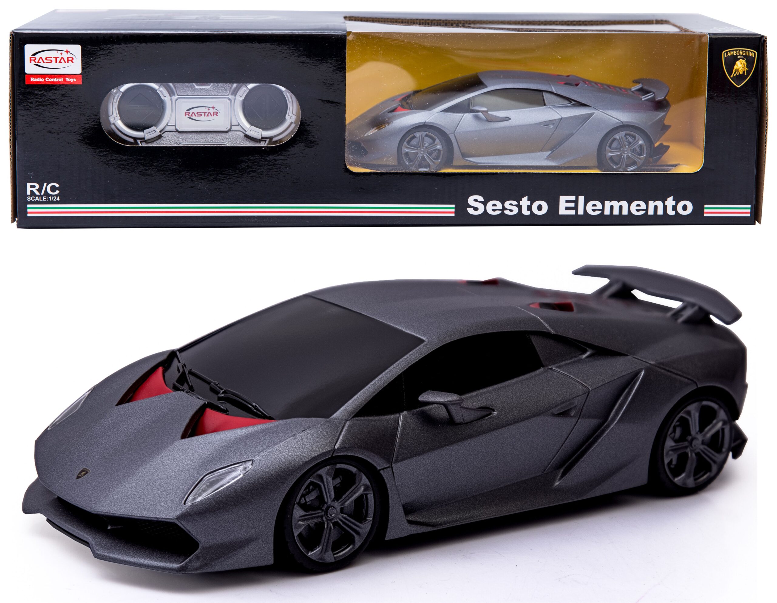 Lamborghini Sesto Elemento R/C skala 1:24 Rastar 48200 samochód sterowany - obrazek 3