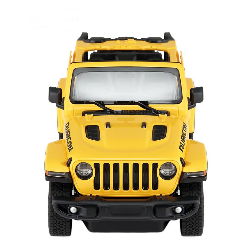Jeep Wrangler JL R/C skala 1:14 Rastar 79400 samochód sterowany żółty - obrazek 6
