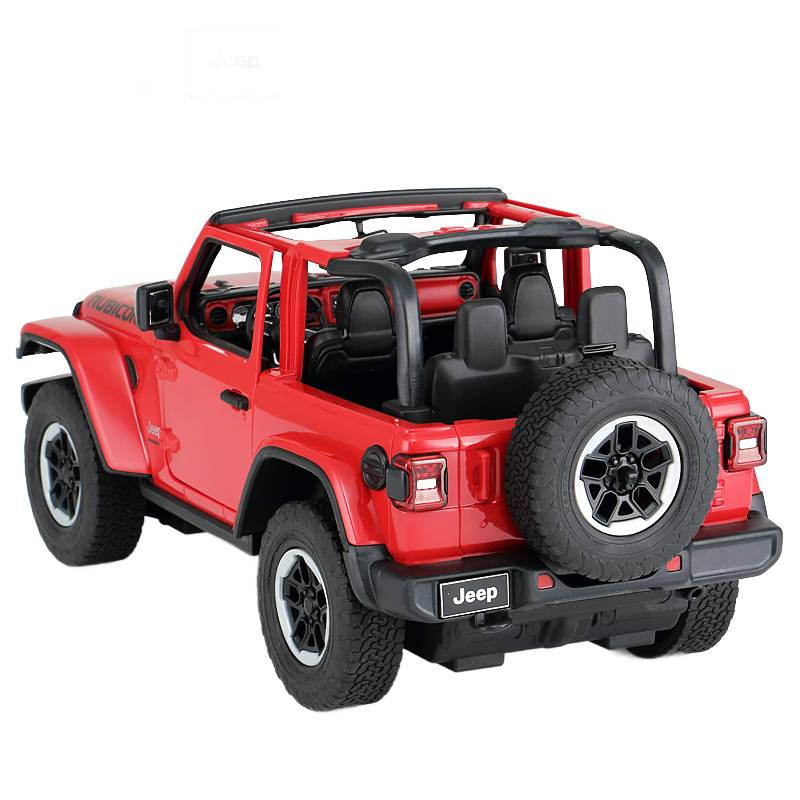 Jeep Wrangler JL R/C skala 1:14 Rastar 79400 samochód sterowany czerwony - obrazek 4
